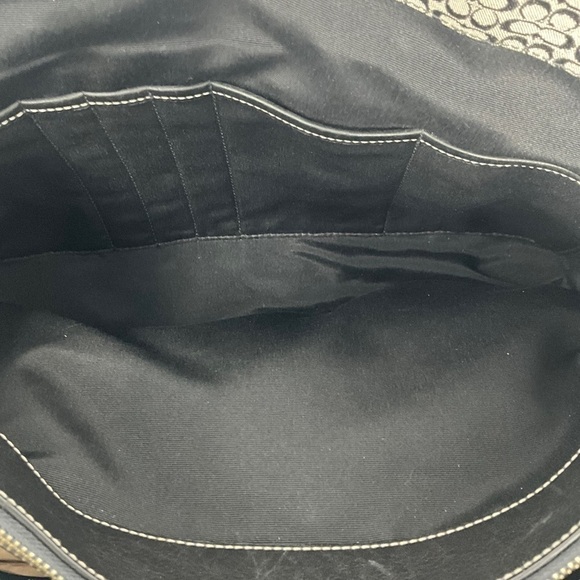 Coach Signature C Logo Business Satchel Tote Bag Mini C  Signature - Picture 6 of 16